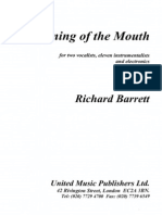 Opening of The Mouth (1997) (Sopr - MSopr - Ens)