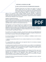 Informe 2009 Situación de Los Derechos Humanos en República Dominicana