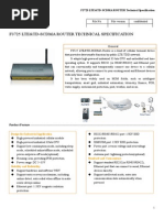 f3725 Lte&Td-scdma Router Specification