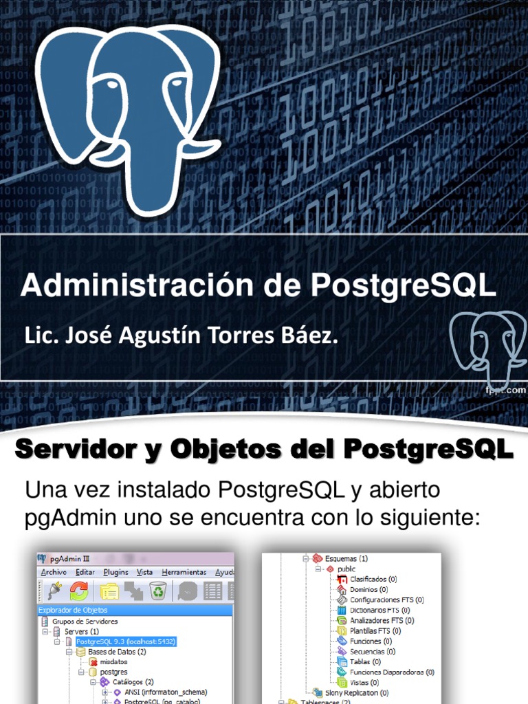 Objetos y Configuración en PostgreSQL | PDF | Postgre Sql | SQL