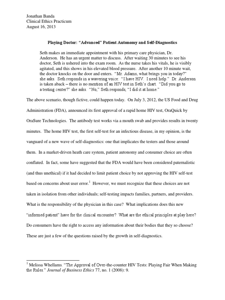 Autonomy medical definition image