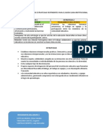 Cuadro Comparativo de Estrategias Pertinentes Para El Buen Clima Institucional