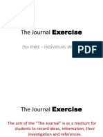 The Journal Exercise 01