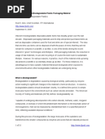 Download Biodegradable Packaging The Science of Biodegradable Plastics by stl006 SN21921100 doc pdf