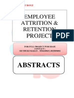 Employee Attrition & Retention: Project