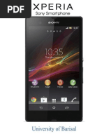 Assignment on XPERIA