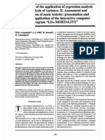 Milan B. Arambašić, Ljiljana Pitić, Dragoljub Jeremić, Darinka Adnađević:
Possibilities of the application of regression analysis and analysis of variance.
II: Assessment and comparison of acute toxicity: Presentation and practical ap- plication of the interactive computer program “LD50-MORTALITY”.
Boll. Chim. Farm., 141 (4): 290-298, 2002.
