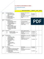 ANNUAL MATHEMATICS LESSON PLAN FORM 3