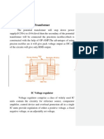 Transformer: IC Voltage Regulator