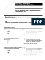 Performance Gap Analysis Web