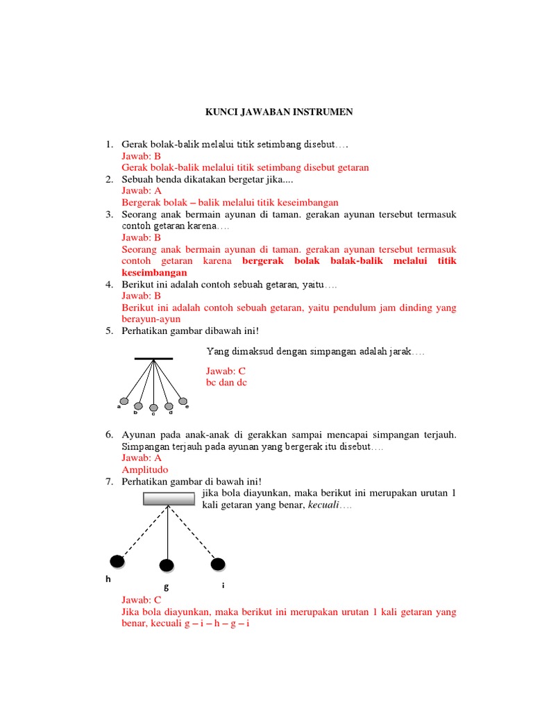Kunci Jawaban Instrumen Pdf
