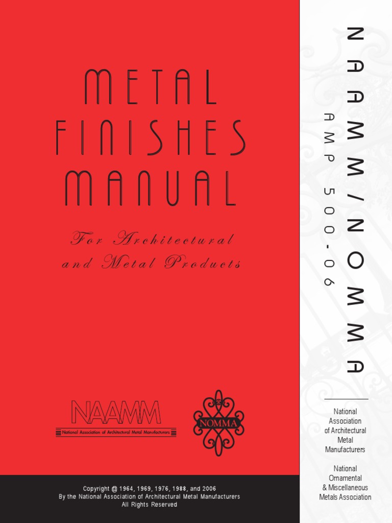 NAAMM Metal FinishesManual Download Free PDF Abrasive Sheet Metal