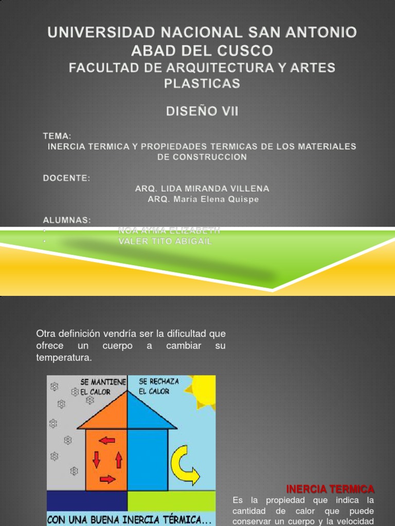 expo-inercia-termica-pdf-conductividad-t-rmica-calor