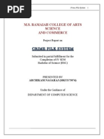 Crime File System Project Report