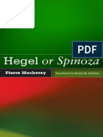 Hegel or Spinoza 2011