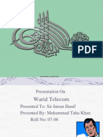 Taha Khan-Warid Telecom