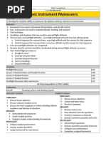 9 Basic Instrument Maneuvers