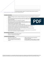 Planner: Job Description Form