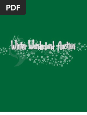 Winter Wonderland Auction Book 2009