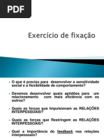 Exercício de fixação