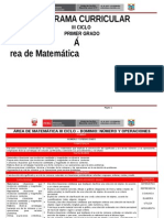 Área Matemática Iii Ciclo - 1º Rutas