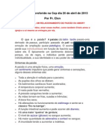 Sermão proferido na Cep dia 20 de abril de 2013