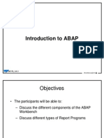 Intro To ABAP - Chapter 01