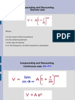 Compounding and Discounting. Discrete Case