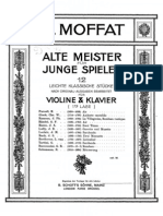 Alte Meister Für Junge Spieler (Moffat, Alfred) Piano - Acompañamiento