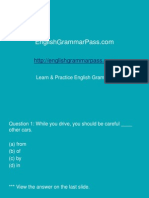 English Grammar Test # 8: Misused Forms - Using A Wrong Preposition