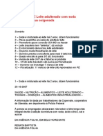 Tudo sobre o leite adulterado com soda cáustica e água oxigenada1