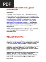 Sonia Hirsch - Câncer Muita Comida Tóxica, Pouca Desintoxicação - Leite, Laticínios