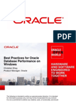 Oow 2013 BestPracticesforOracleDatabasePerformanceonWindows