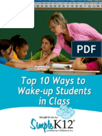 10 Ways to Wake Up Your Students
