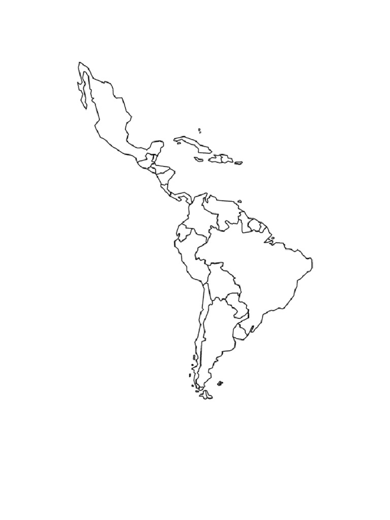 Mapa Mudo America Latina | PDF