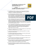 Taller 2 Fisica Iii Condensadores, Corriente Elctrica, Ley de Ohm, Potencia Electrica, Circuitos Electricos