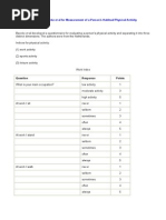 Download Baecke Questionnaire for Measurement of a Persons Habitual Physical Activity by Tiara Feby II SN219275948 doc pdf