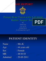 Prymary Bone Tumours