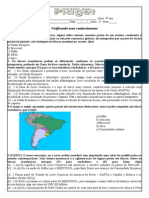 Exercício Blocos Econômicos