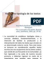 Tipología de Los Textos Ana María Kaufman