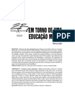 (SÍLVIO GALLO) em Torno de Uma Educação Menor