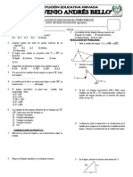 examen bimestral GEOMETRIA