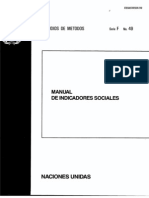 Manual de Indicadores Sociales