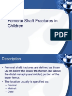 Femoral Shaft Fractures in Children Journal