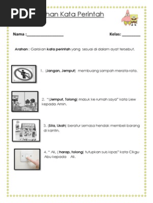 Latihan Kata Perintah