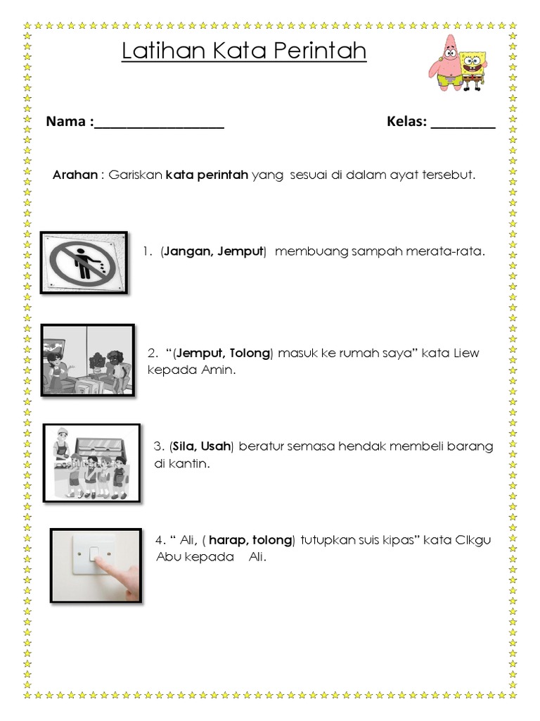 Kata Perintah Tahun 1