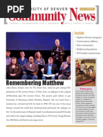 Download 2009 November Community News by University of Denver SN21930750 doc pdf