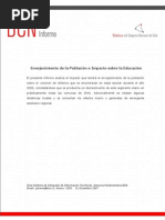 Envejecimiento de la Población e Impacto sobre la Educación