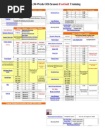 Workout - Sheet - Football 30-Week Off-Season Training Week15-19