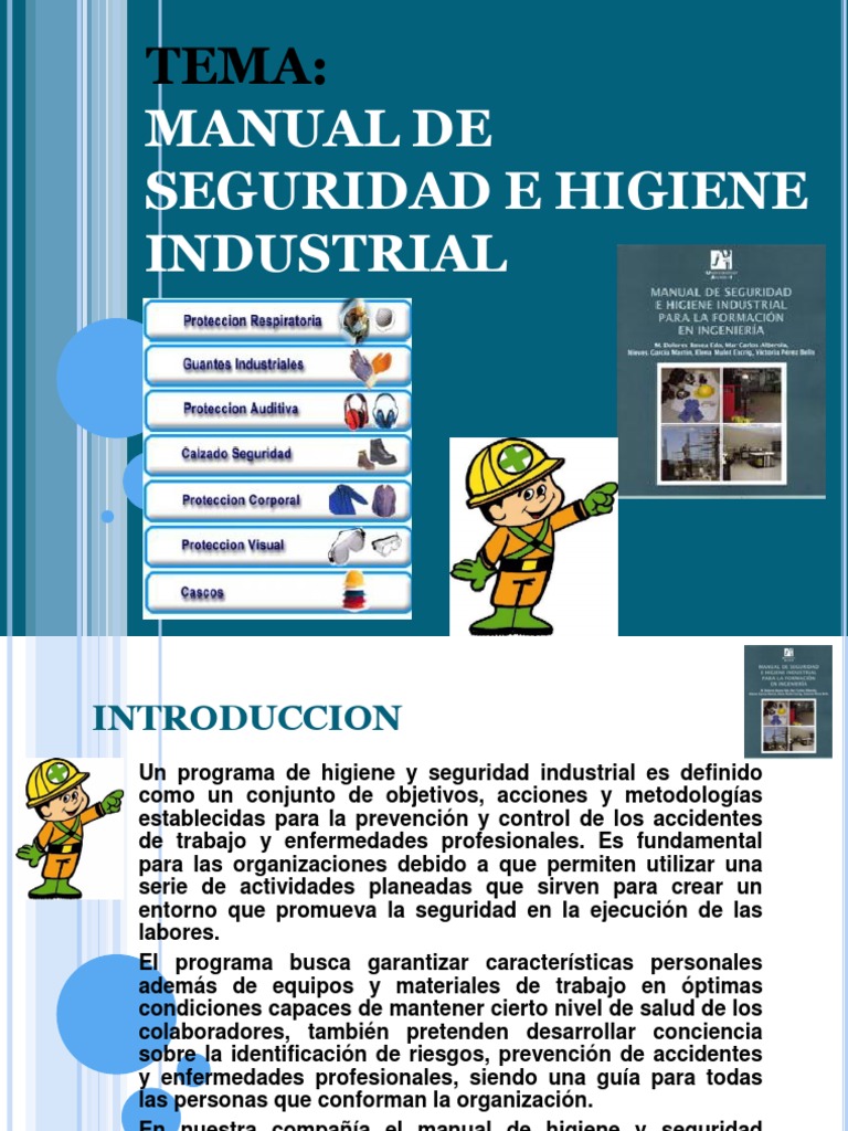 Manual de Seguridad e Higiene Industrial | PDF | Seguridad y salud ...